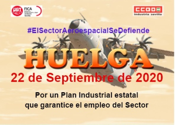 22 de septiembre, huelga en el sector aeronáutico