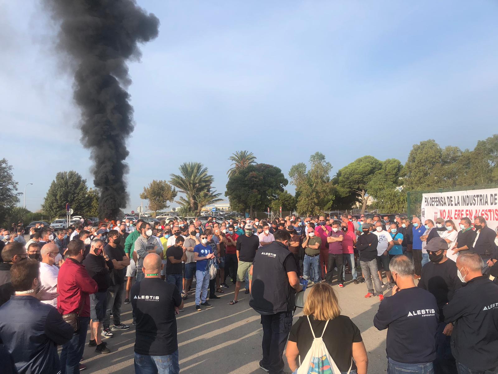 La industria aeronáutica andaluza, se para.